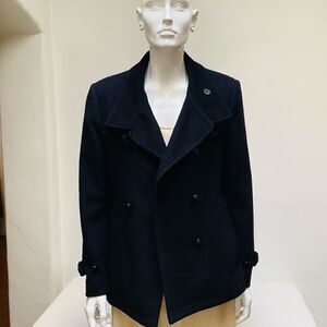 Kinloch Anderson Scotland PEACOAT DOUBLE BREAST JACKET EUC